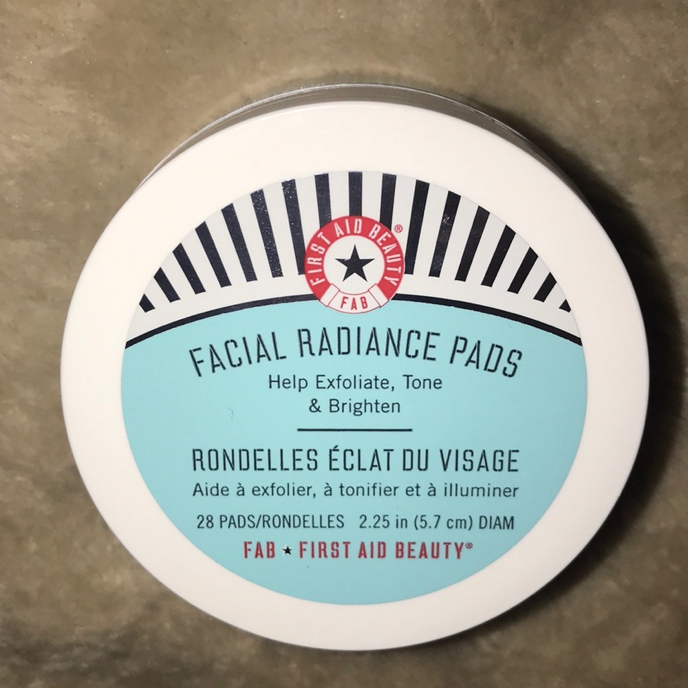 Facial radiance pads